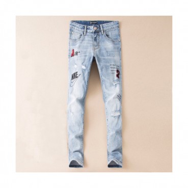 Off white 2019 Mens Logo Denim Pants - 오프화이트 남성 로고 데님 팬츠 Off0090x.Size(28 