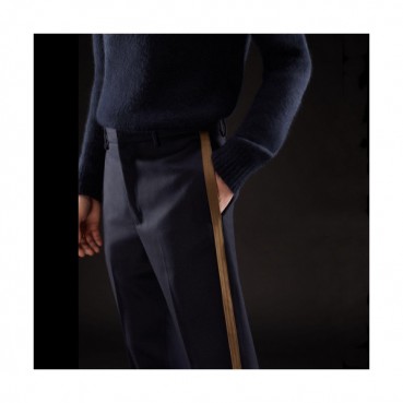 Moncler 2019 Mens Strap Wool Suit Pants - 몽클레어 남성 스트랩 울 슈트 팬츠 Moc0490x.블랙