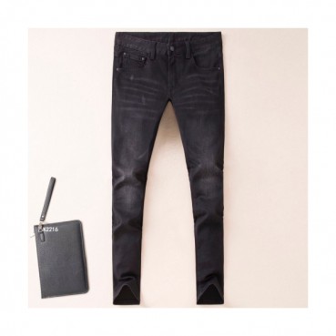 Versace 2019 Mens Embroidery Logo Slim Fit Denim Pants - 베르사체 남성 자수 로고 슬림핏 데님 팬츠 Ver0196x.Size(28 