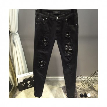 Amiri 2019 Mens Slim Fit Leather Pants - 아미리 남성 신상 슬림핏 레더 팬츠 Ami0036x.Size(29 