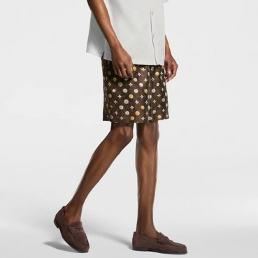 루이비통 남성 모노그램 프린트 반바지 - Louis vuitton Mens Monogram Printed Shorts 