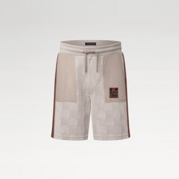 루이비통 남성 다미에 하이브리드 작업복 반바지 - Louis vuitton Mens Damier Hybrid Workwear Shorts 