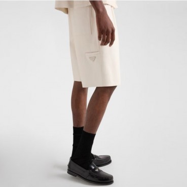 프라다 남성 삼각 로고 쇼츠 - Prada Mens Casual Shorts 