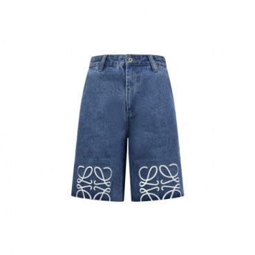 로에베 남성 데님 쇼츠 - Lowew Mens Denim Shorts 