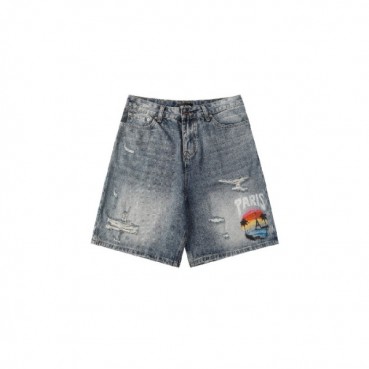 발렌시아가 남성 데님 쇼츠 - Balenciaga Mens Denim Shorts 