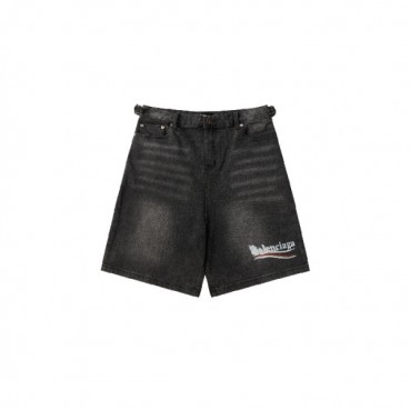 발렌시아가 남성 데님 쇼츠 - Balenciaga Mens Denim Shorts 