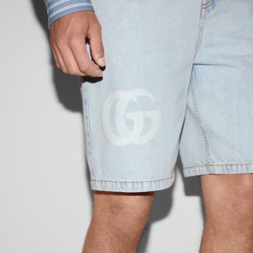 구찌 남성 데님 쇼츠 - Gucci Mens Denim Shorts 