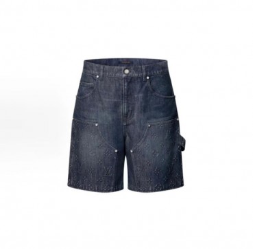 루이비통 남성 데님 쇼츠 - Louis vuitton Mens Denim Shorts 