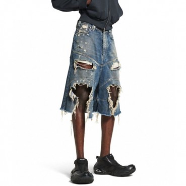 발렌시아가 남성 데님 쇼츠 - Balenciaga Mens Denim Shorts 