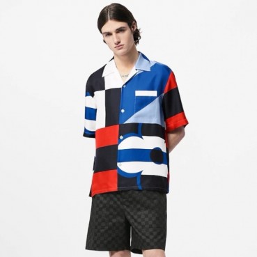 루이비통 남성 다미얼 반바지 - Louis vuitton Mens Damier Half