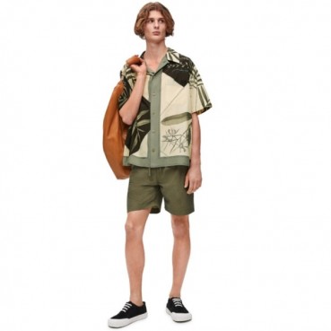 로에베 남성 캐쥬얼 반바지 - Loewe Mens Khaki Half
