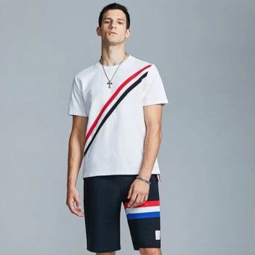 톰브라운 남성 클래식 반바지 - Thom Browne Mens Classic Half