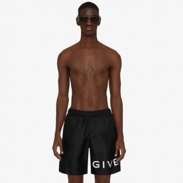 지방시 남성 블랙 반바지 - Givenchy Mens Black Half