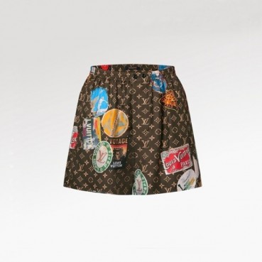 루이비통 남성 브라운 반바지 - Louis vuitton Mens Brown Half