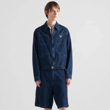 프라다 남성 블루 반바지 - Prada Mens Blue Half