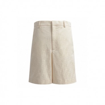 펜디 남성 베이지 반바지 - Fendi Mens Beige Half