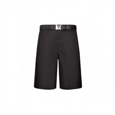 루이비통 남성 블랙 반바지 - Louis vuitton Mens Black Half