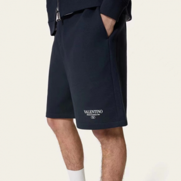 발렌티노 남성 블랙 반바지 - Valentino Mens Black Half