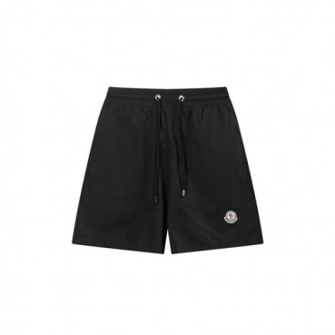 몽클레어 남성 블랙 반바지 - Moncler Mens Black Half