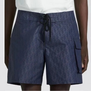 디올 남성 네이비 반바지 - Dior Mens Navy Half