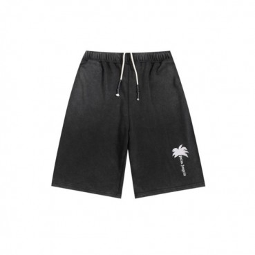 팜 엔젤스 남성 블랙 반바지 - Palm Angels Mens Black Half