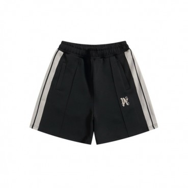 팜 엔젤스 남성 블랙 반바지 - Palm Angels Mens Black Half