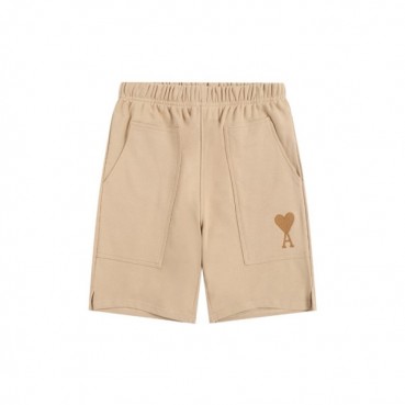 아미 남성 베이지 반바지 - Ami Mens Beige Half