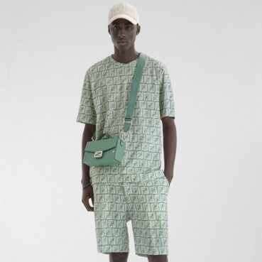 펜디 남성 그린 반바지 - Fendi Mens Green Half