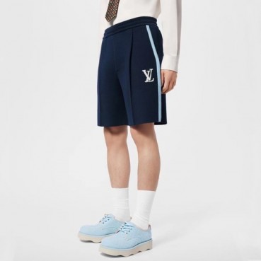 루이비통 남성 네이비 반바지 - Louis vuitton Mens Navy Half
