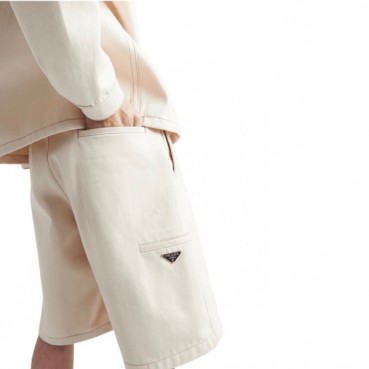 프라다 남성 베이지 반바지 - Prada Mens Beige Half