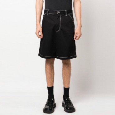 프라다 남성 블랙 반바지 - Prada Mens Black Half