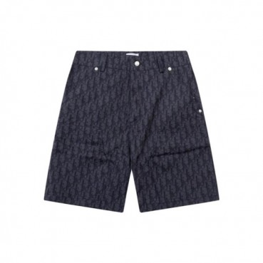 디올 남성 네이비 반바지 - Dior Mens Navy Half