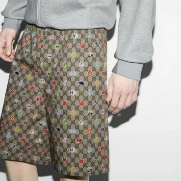 구찌 남성 베이지 반바지 - Gucci Mens Beige Half