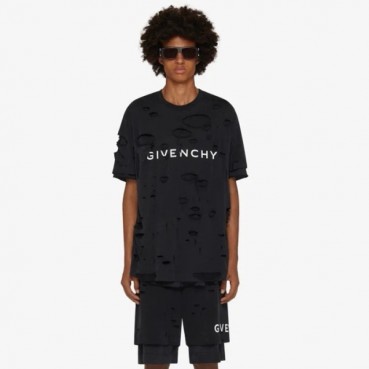 지방시 남성 캐쥬얼 블랙 반바지 - Givenchy Mens Black Half