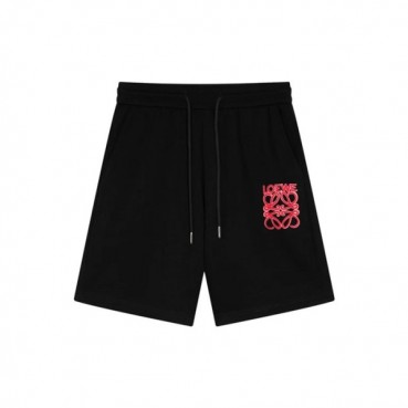 로에베 남성 캐쥬얼 블랙 반바지 - Loewe Mens Black Half