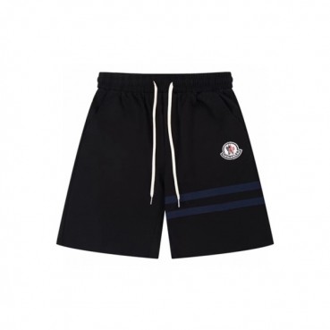 몽클레어 남성 블랙 반바지 - Moncler Mens Black Half