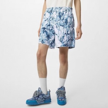 루이비통 남성 블루 반바지 - Louis vuitton Mens Blue Half