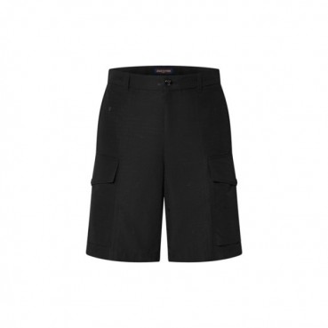 루이비통 남성 블랙 반바지 - Louis vuitton Mens Black Half