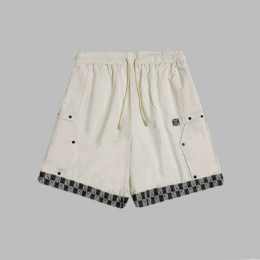 로에베 남성 캐쥬얼 아이보리 반바지 - Loewe Mens Ivory Half