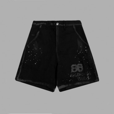 발렌시아가 남성 블랙 반바지 - Balenciaga Mens Black Half
