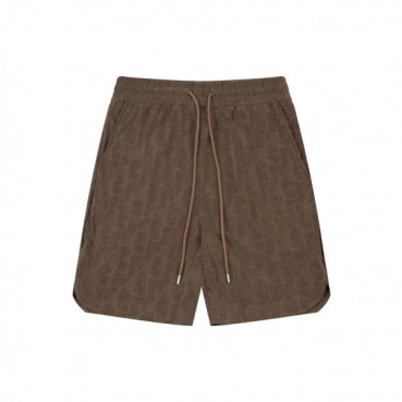 디올 남성 캐쥬얼 브라운 반바지 - Dior Mens Brown Half