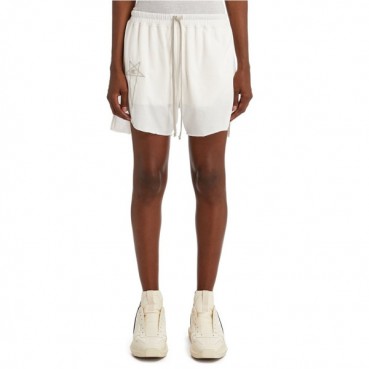 릭 오웬스 남성 모던 화이트 반바지 - Rick Owens Mens White Half