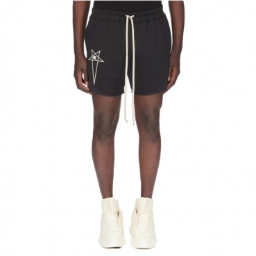 릭 오웬스 남성 모던 블랙 반바지 - Rick Owens Mens Black Half