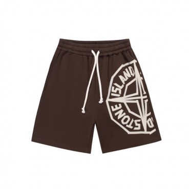 스톤아일랜드 남성 캐쥬얼 브라운 반바지 - Stone Island Mens Brown Half