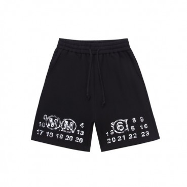 메종마르지엘라 남성 블랙 반바지 - Maison Margiela Mens Black Half