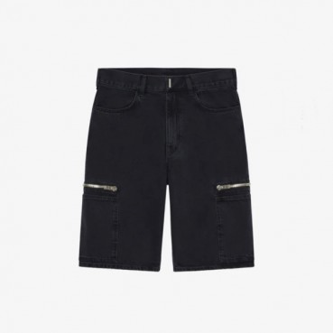 지방시 남성 캐쥬얼 블랙 반바지 - Givenchy Mens Black Half