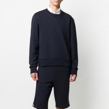 톰브라운 남성 네이비 반바지 - Thom Browne Mens Navy Half
