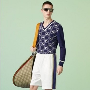 구찌 남성 캐쥬얼 화이트 반바지 - Gucci Mens White Half