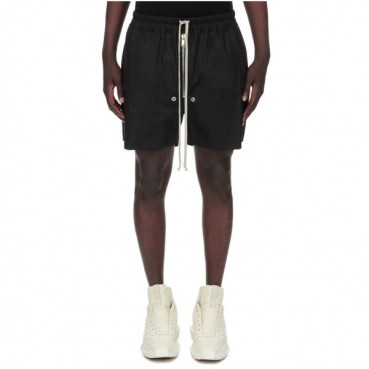 릭오웬스 남성 블랙 반바지 - Rick Owens Mens Black Half