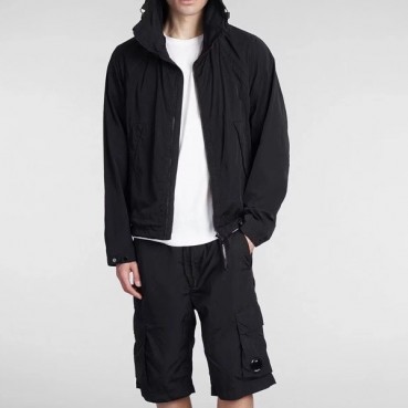 CP컴퍼니 남성 블랙 반바지 - CP Company Mens Black Half